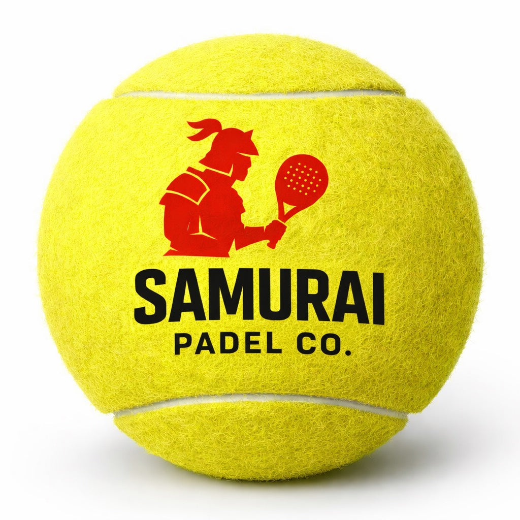 Samurai Padel Co. Pro Match Padel Balls – Premium Pressurised Padel Balls (3-Ball Can)
